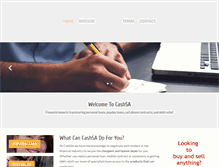 Tablet Screenshot of cashsa.co.za